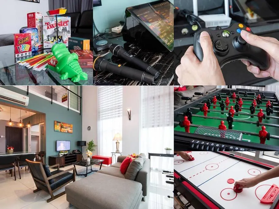 Karaoke,Xbox,Foosball,Billiard,Air Hockey,Ping Pong & Board Games George Town Apartment